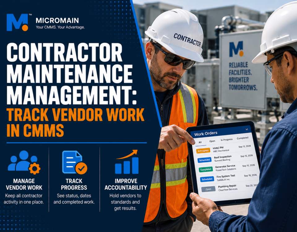Contractor maintenance management