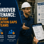 Shift handover in maintenance