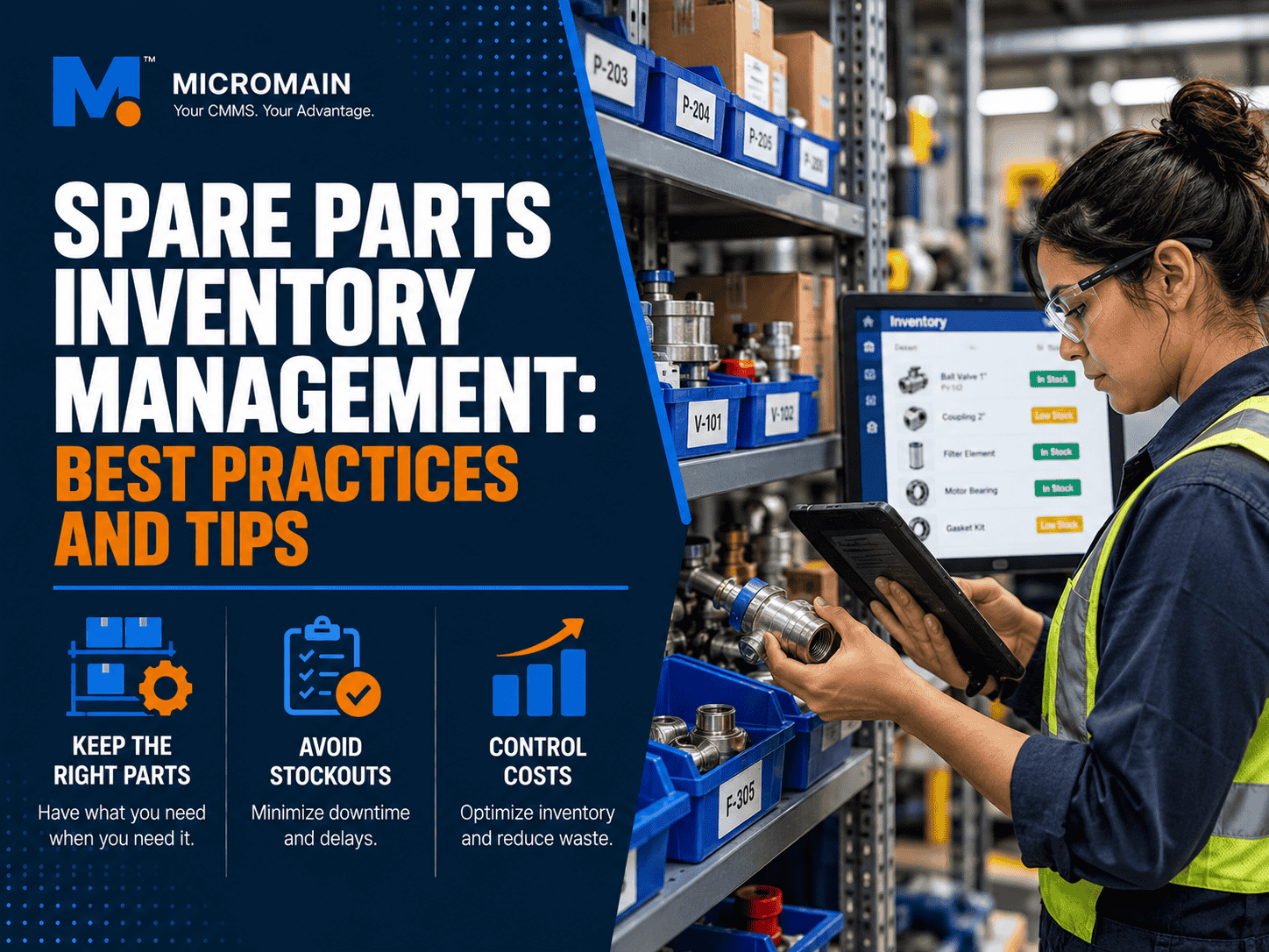 Spare Parts Inventory Best Practices