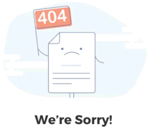 we are sorry